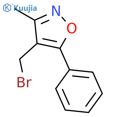 4-(Bromomethyl)-3-methyl-5-phenylisoxazole structure
