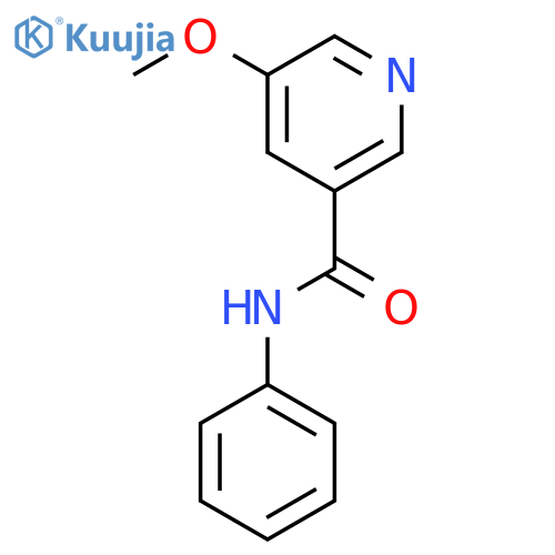 5-Methoxy-N-phenylnicotinamide structure