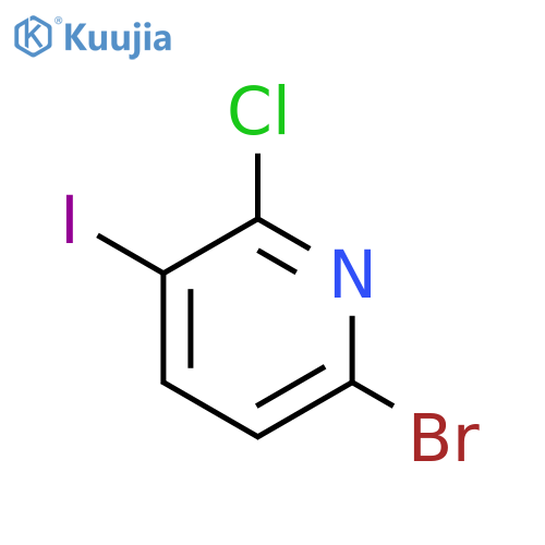 6-Bromo-2-chloro-3-iodopyridine structure