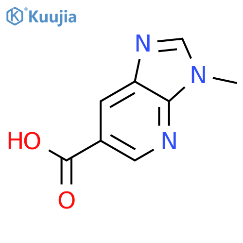 3-Methyl-3H-imidazo[4,5-b]pyridine-6-carboxylic acid structure