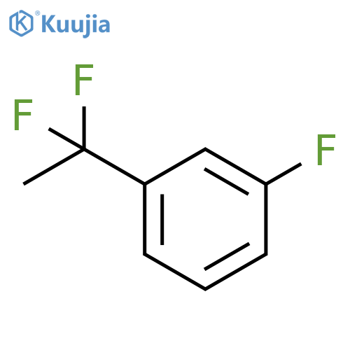 1-(1,1-difluoroethyl)-3-fluorobenzene structure