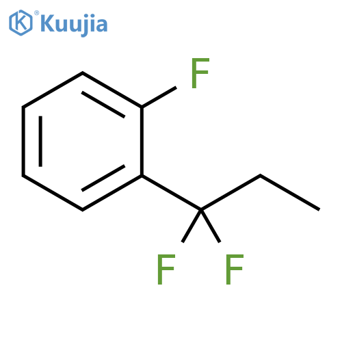 1-(1,1-difluoropropyl)-2-fluorobenzene structure