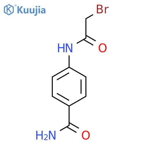 4-[(2-Bromoacetyl)amino]benzamide structure