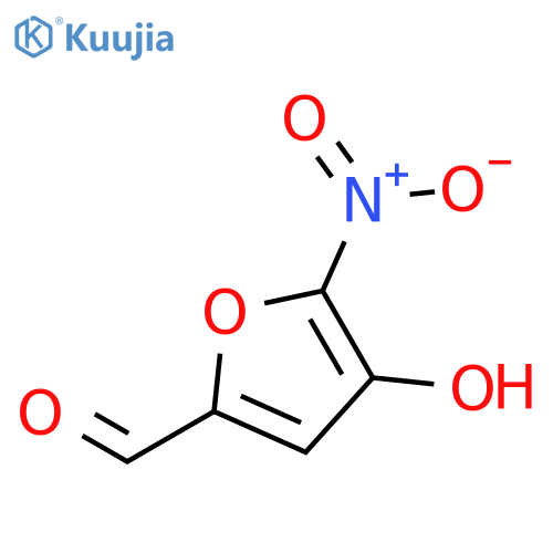 2-Furancarboxaldehyde,4-hydroxy-5-nitro- structure