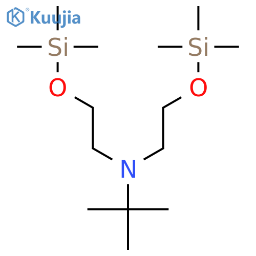 2-Propanamine, 2-methyl-N,N-bis[2-[(trimethylsilyl)oxy]ethyl]- structure