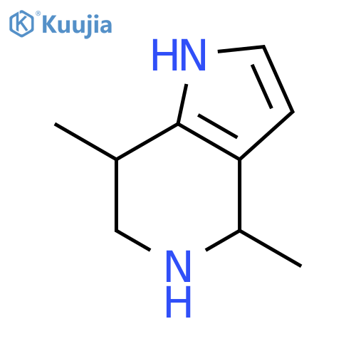 4,5,6,7-tetrahydro-4,7-dimethyl-1H-Pyrrolo[3,2-c]pyridine structure