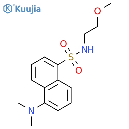 1-Naphthalenesulfonamide, 5-(dimethylamino)-N-(2-methoxyethyl)- structure