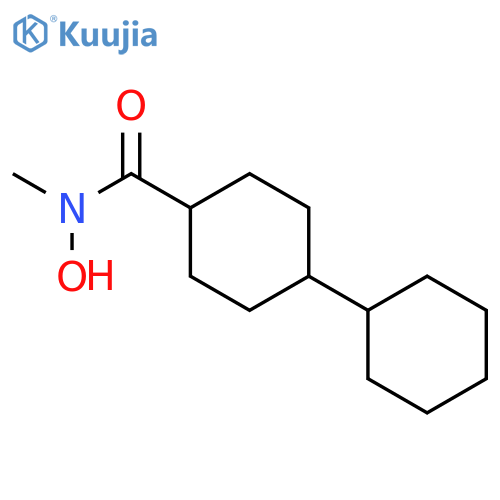 [1,1'-Bicyclohexyl]-4-carboxamide, N-hydroxy-N-methyl- structure