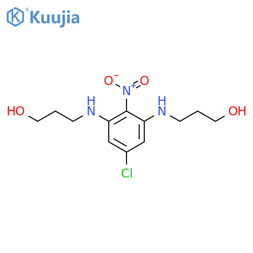 1-PROPANOL, 3,3'-[(5-CHLORO-2-NITRO-1,3-PHENYLENE)DIIMINO]BIS- structure