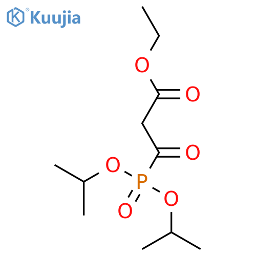 ethyl 3-di(propan-2-yloxy)phosphoryl-3-oxopropanoate structure