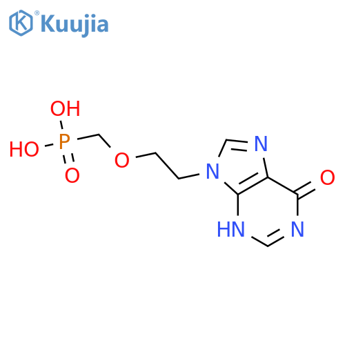 Phosphonic acid,[[2-(1,6-dihydro-6-oxo-9H-purin-9-yl)ethoxy]methyl]- (9CI) structure