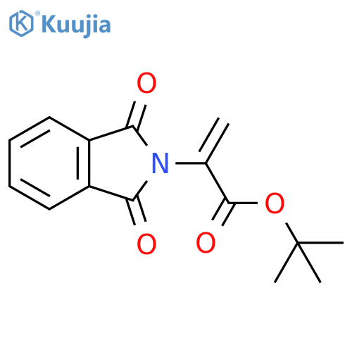 2H-Isoindole-2-acetic acid, 1,3-dihydro-α-methylene-1,3-dioxo-, 1,1-dimethylethyl ester structure