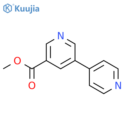 Methyl [3,4'-bipyridine]-5-carboxylate structure