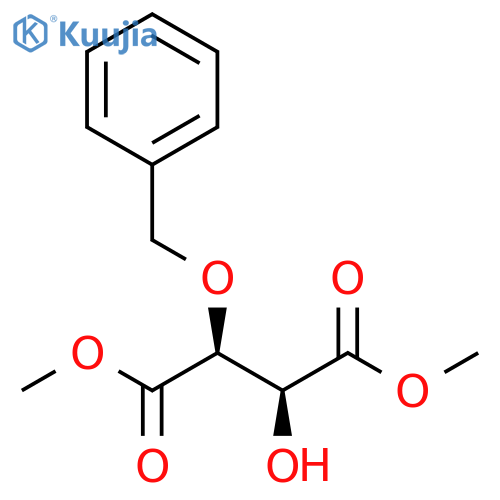 Butanedioic acid, 2-hydroxy-3-(phenylmethoxy)-, 1,4-dimethyl ester, (2S,3S)- structure