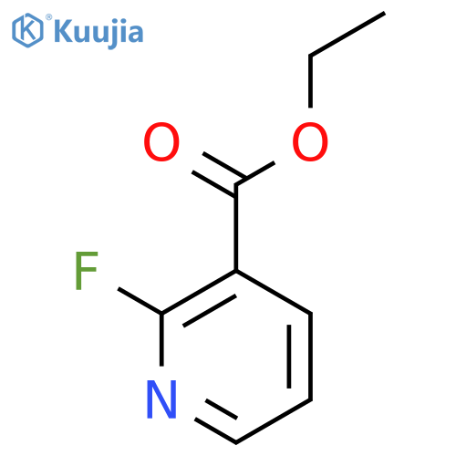 Ethyl 2-fluoropyridine-3-carboxylate structure
