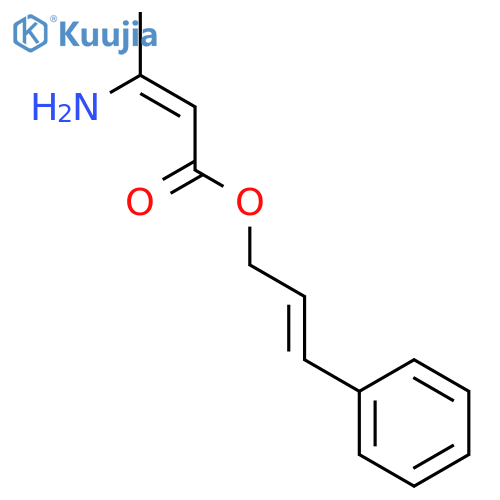 Cinnamyl 3-aminobut-2-enoate structure