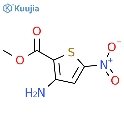 3-Amino-5-nitro-thiophene-2-carboxylic Acid Methyl Ester structure