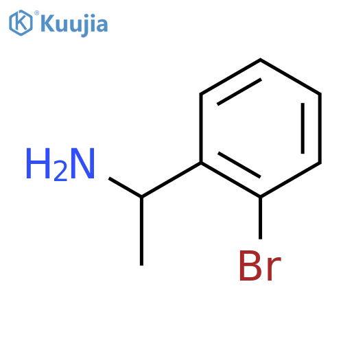 1-(2-Bromophenyl)ethylamine structure