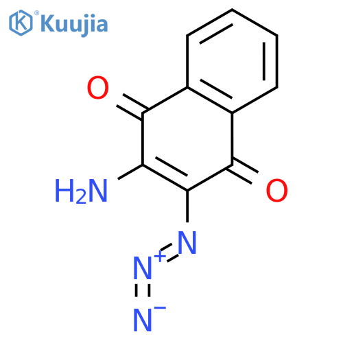 1,4-NAPHTHALENEDIONE, 2-AMINO-3-AZIDO- structure