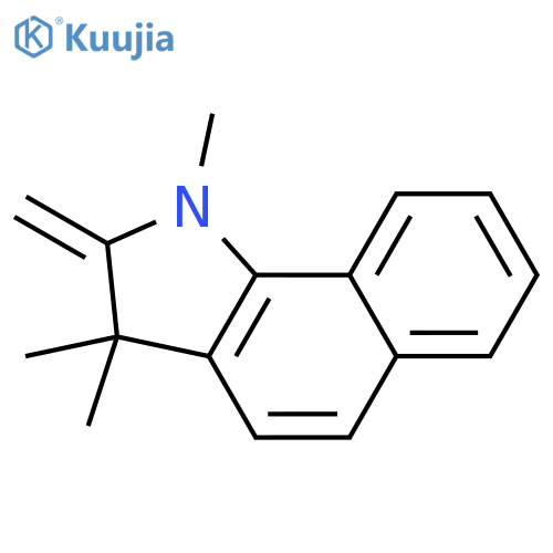 1,3,3-trimethyl-2-methylidenebenzo[g]indole structure
