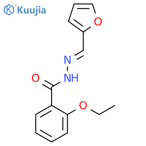 Benzoic acid, 2-ethoxy-, (2-furanylmethylene)hydrazide structure