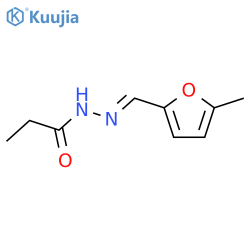 Propanoic acid,2-[(5-methyl-2-furanyl)methylene]hydrazide structure