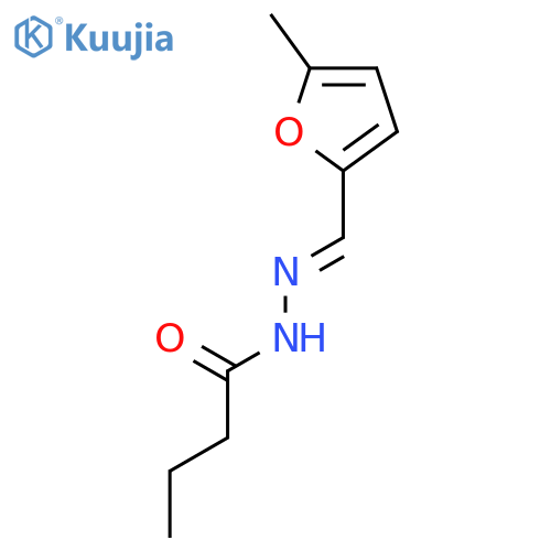 BUTANOIC ACID, [(5-METHYL-2-FURANYL)METHYLENE]HYDRAZIDE structure