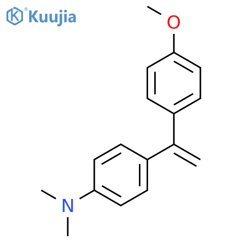 Benzenamine, 4-[1-(4-methoxyphenyl)ethenyl]-N,N-dimethyl- structure