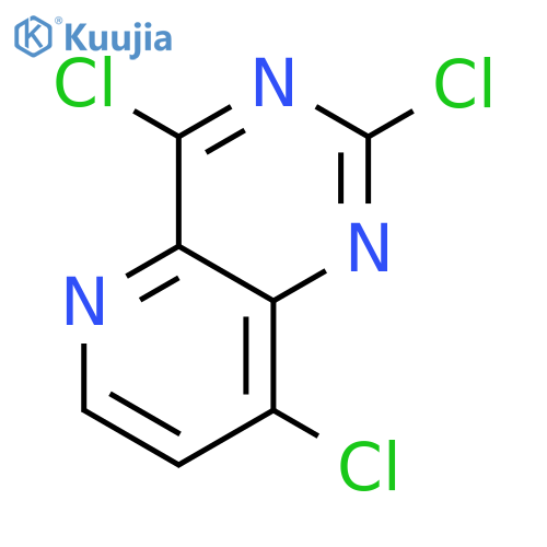 Pyrido[3,2-d]pyrimidine, 2,4,8-trichloro- structure