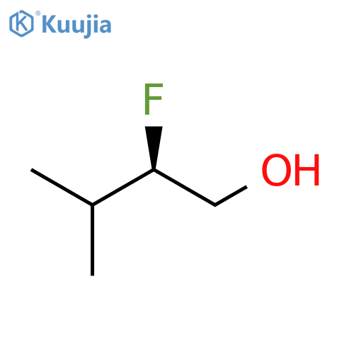 1-Butanol, 2-fluoro-3-methyl-, (R)- structure