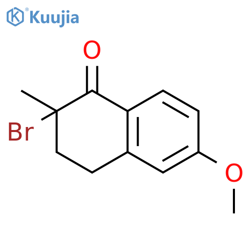 1(2H)-Naphthalenone, 2-bromo-3,4-dihydro-6-methoxy-2-methyl- structure
