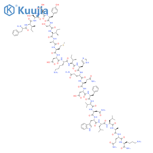 Gastric Inhibitory Polypeptide (6-30) amide (human) trifluoroacetate salt structure