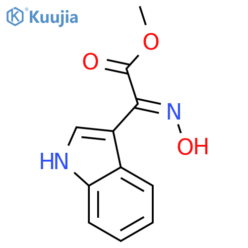 a-(Hydroxyimino)-1H-indole-3-acetic Acid Methyl Ester structure