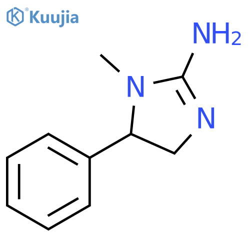 1H-Imidazol-2-amine, 4,5-dihydro-1-methyl-5-phenyl- structure