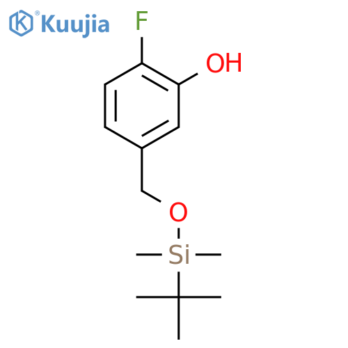Phenol, 5-[[[(1,1-dimethylethyl)dimethylsilyl]oxy]methyl]-2-fluoro- structure