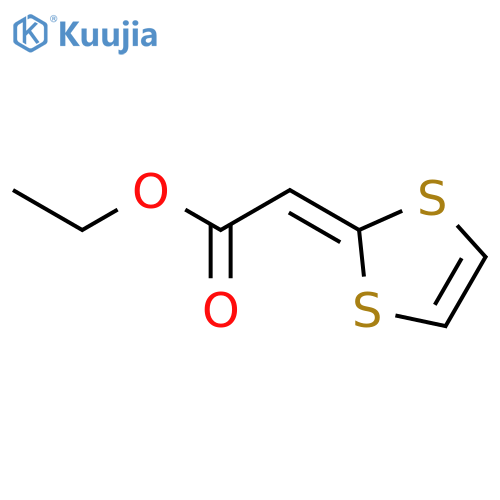 ACETIC ACID, 1,3-DITHIOL-2-YLIDENE-, ETHYL ESTER structure
