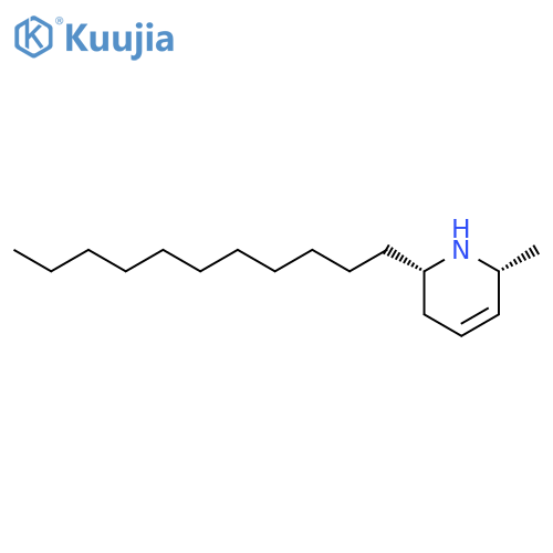 Pyridine, 1,2,3,6-tetrahydro-6-methyl-2-undecyl-, cis- structure