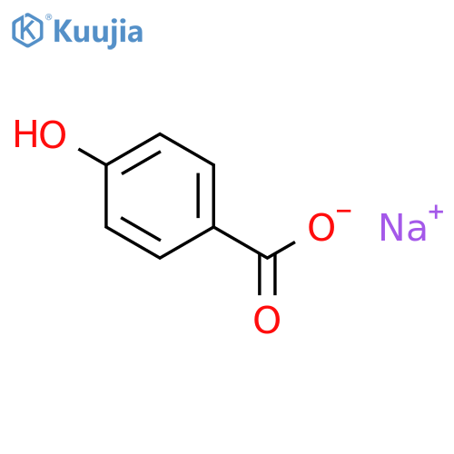 Sodium 4-hydroxybenzoate structure