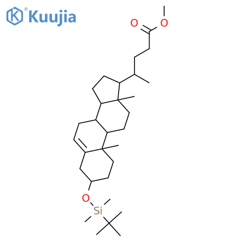 (3b)-3-(tert-Butyldimethylsilyl)oxy-chol-5-en-24-oic Acid Methyl Ester structure