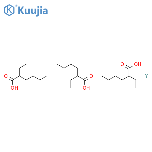 Hexanoic acid,2-ethyl-, yttrium(3+) salt (3:1) structure