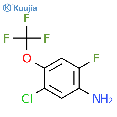 5-chloro-2-fluoro-4-(trifluoromethoxy)aniline structure