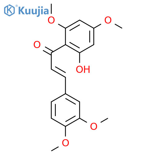 (E)-1-(2-hydroxy-4,6-dimethoxyphenyl)-3-(3,4-dimethoxyphenyl)prop-2-en-1-one structure