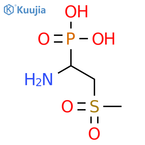 PHOSPHONIC ACID, [1-AMINO-2-(METHYLSULFONYL)ETHYL]- structure