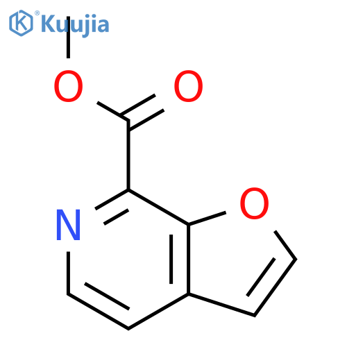methyl furo[2,3-c]pyridine-7-carboxylate structure