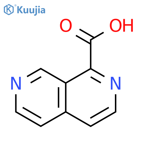 2,7-naphthyridine-1-carboxylicacid structure