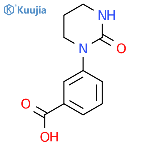 3-(2-Oxo-1,3-diazinan-1-yl)benzoic acid structure