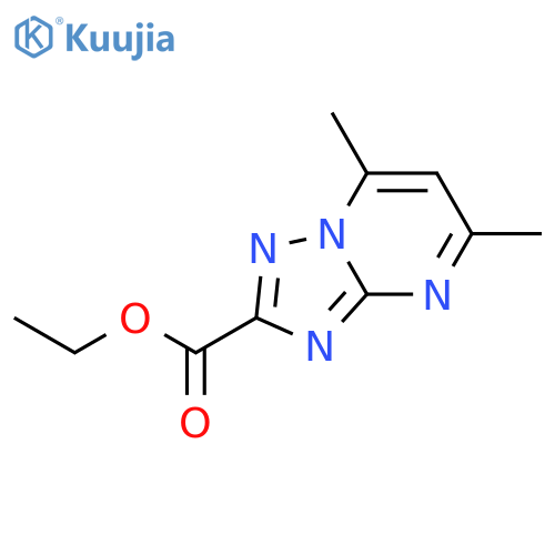 Ethyl 5,7-Dimethyl-1,2,4triazolo1,5-apyrimidine-2-carboxylate structure