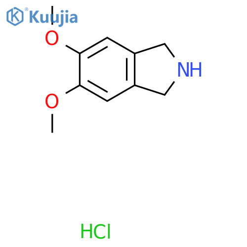 2,3-Dihydro-5,6-dimethoxy-1H-Isoindole Hydrochloride structure