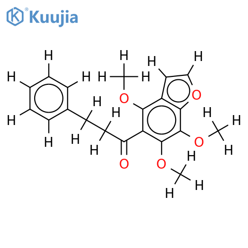 2',5',6'-trimethoxy-[2'',3'':3',4']furano dihydrochalcone structure