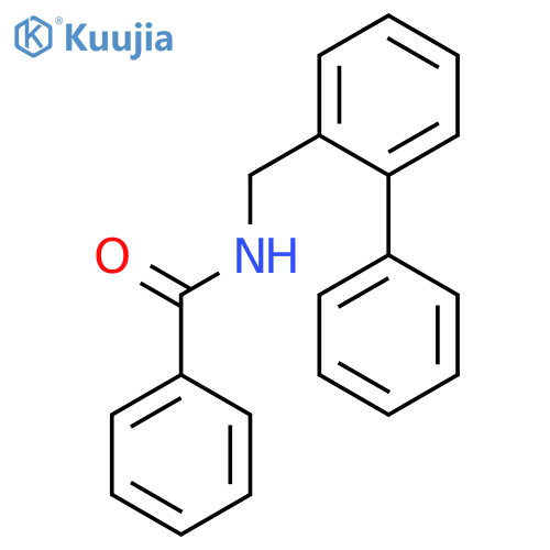 N-[(2-phenylphenyl)methyl]benzamide structure
